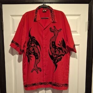 Men's Marvel Comics Spiderman Graphic Button Down Shirt